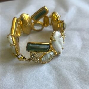 Alexis Bittar Gold  Geometric Bracelet